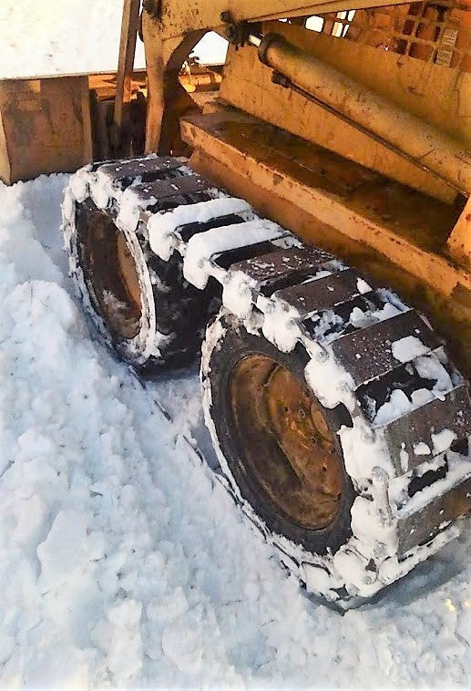 Custom Skid Steer Loader Over Tire Steel Tracks "OTT" 12x16.5 Tires