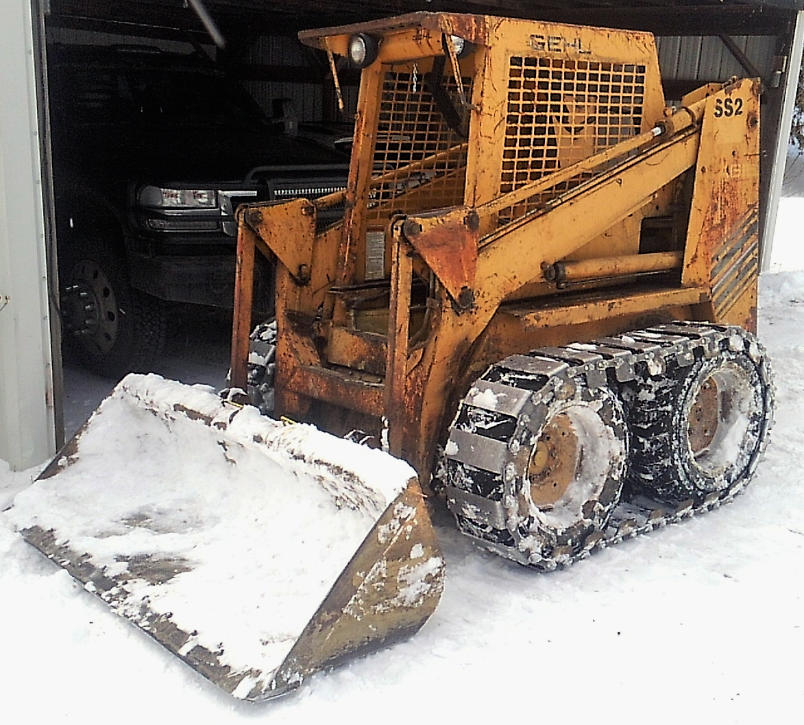 Custom Skid Steer Loader Over Tire Steel Tracks "OTT" 12x16.5 Tires