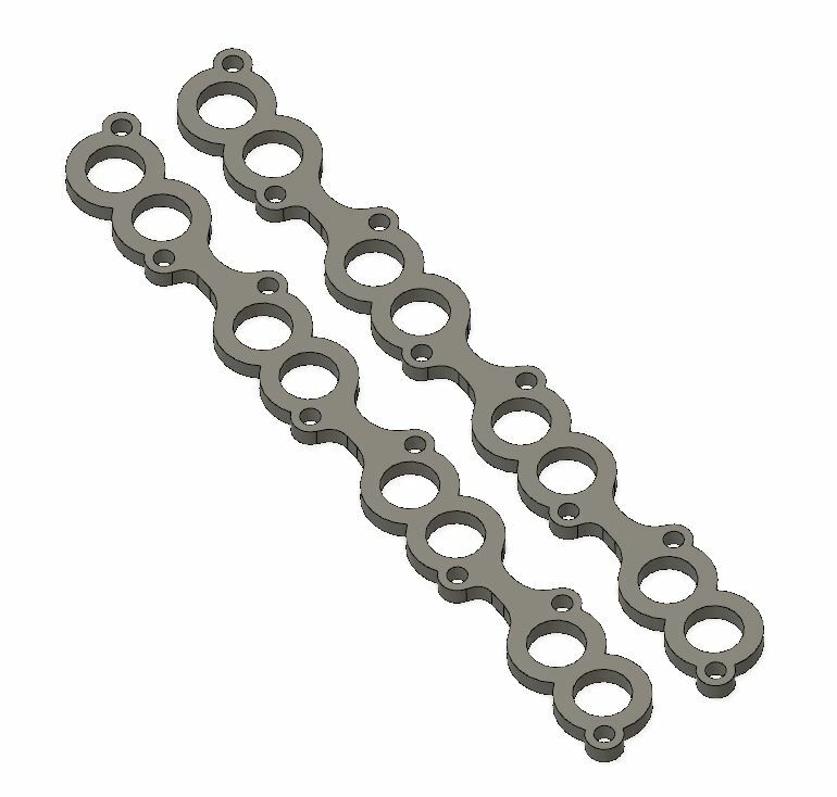 Intake Manifold Flange Set for 2003-2010 Ford 6.0l Powerstroke