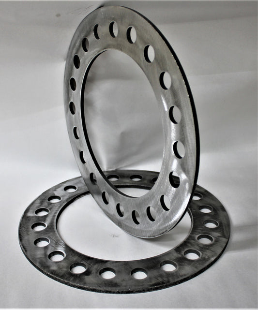 (2) 1/4" Steel Wheel Spacers for Chevy GMC Dodge Ford 10x225mm Metric or 10x8.75