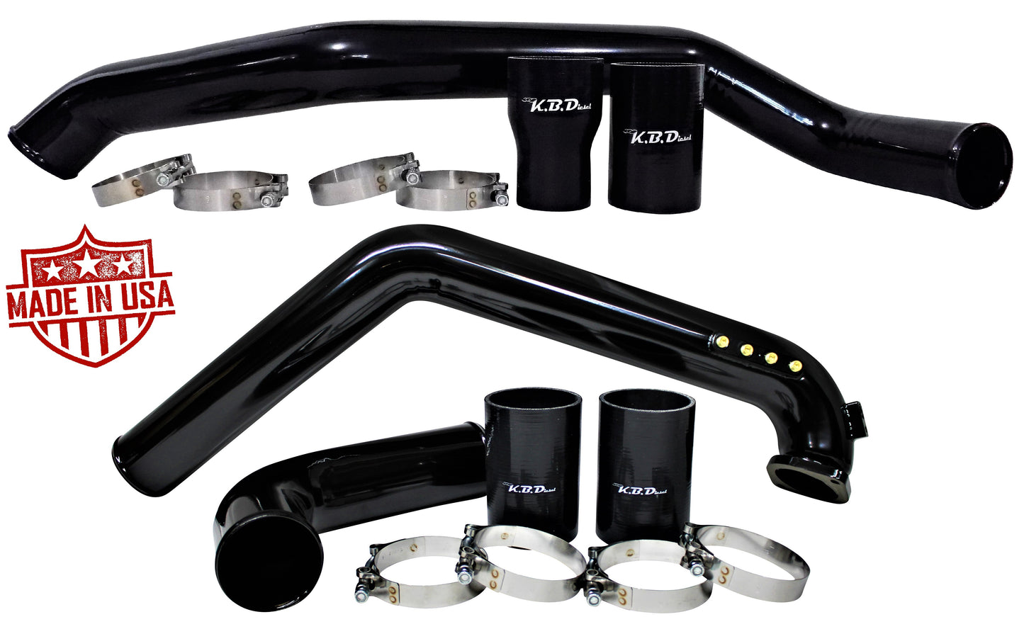 3.0" Hot & Cold Side Intercooler Tubes for LML 2011-2016 6.6l Duramax Chevy GMC