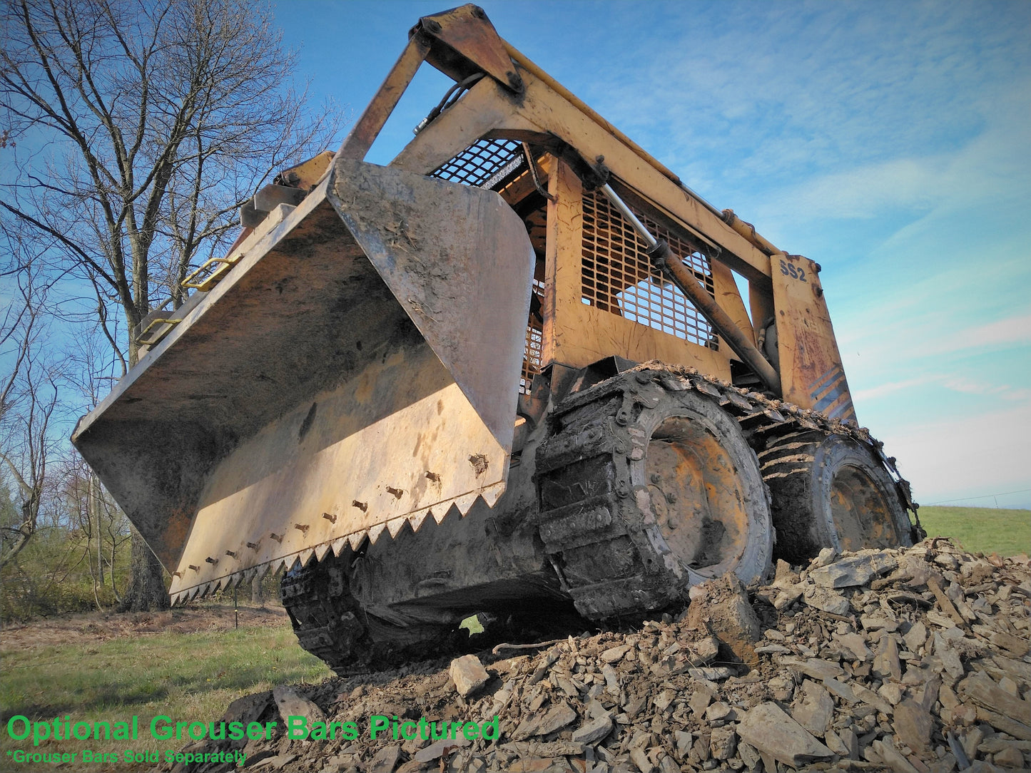 Skid Steer Loader Over Tire Steel Tracks "OTT" 8.5 or 9 Wide Tires