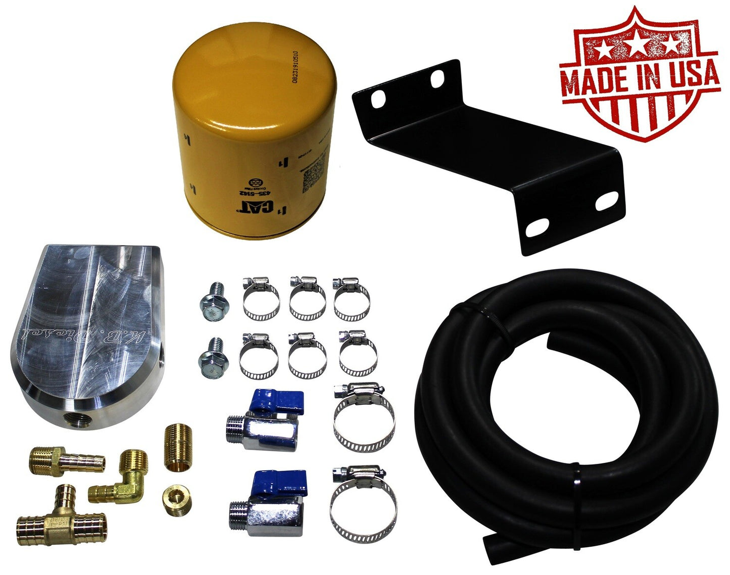 Engine Coolant Filter Kit for Chevy GMC 2001-2016 6.6l Duramax