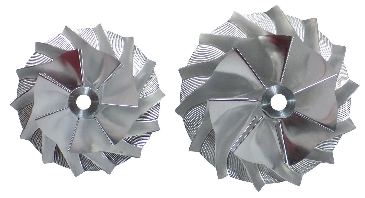 Extended Tip Billet Compressor Wheels for 2008-2010 6.4l Ford Powerstroke