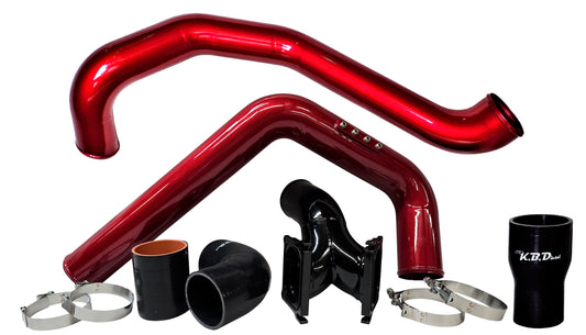 Hot & Cold Side Intercooler Pipes with Y-Bridge for 2005 LLY
