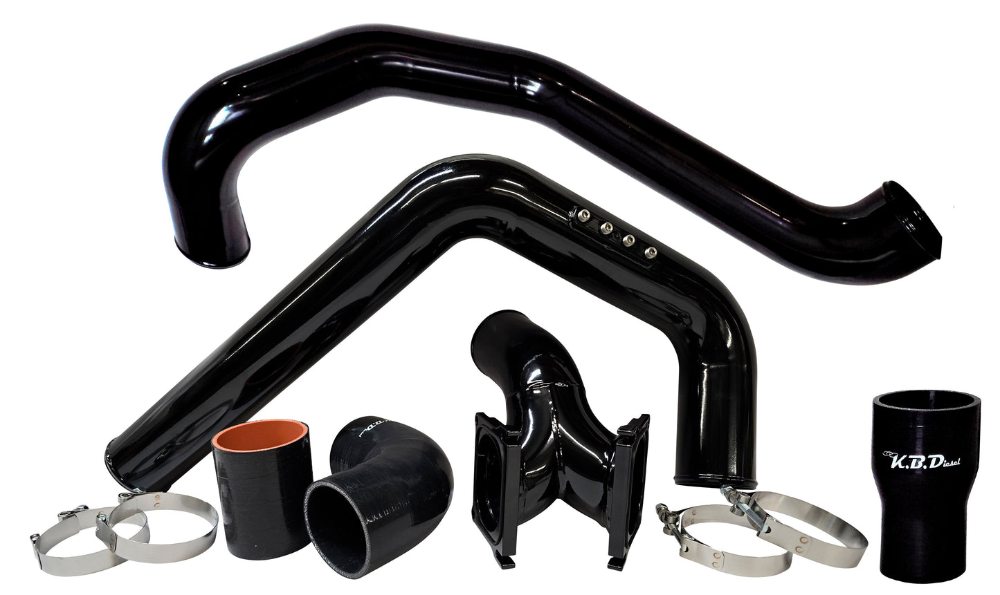 Hot & Cold Side Intercooler Pipes with Y-Bridge for 2005 LLY