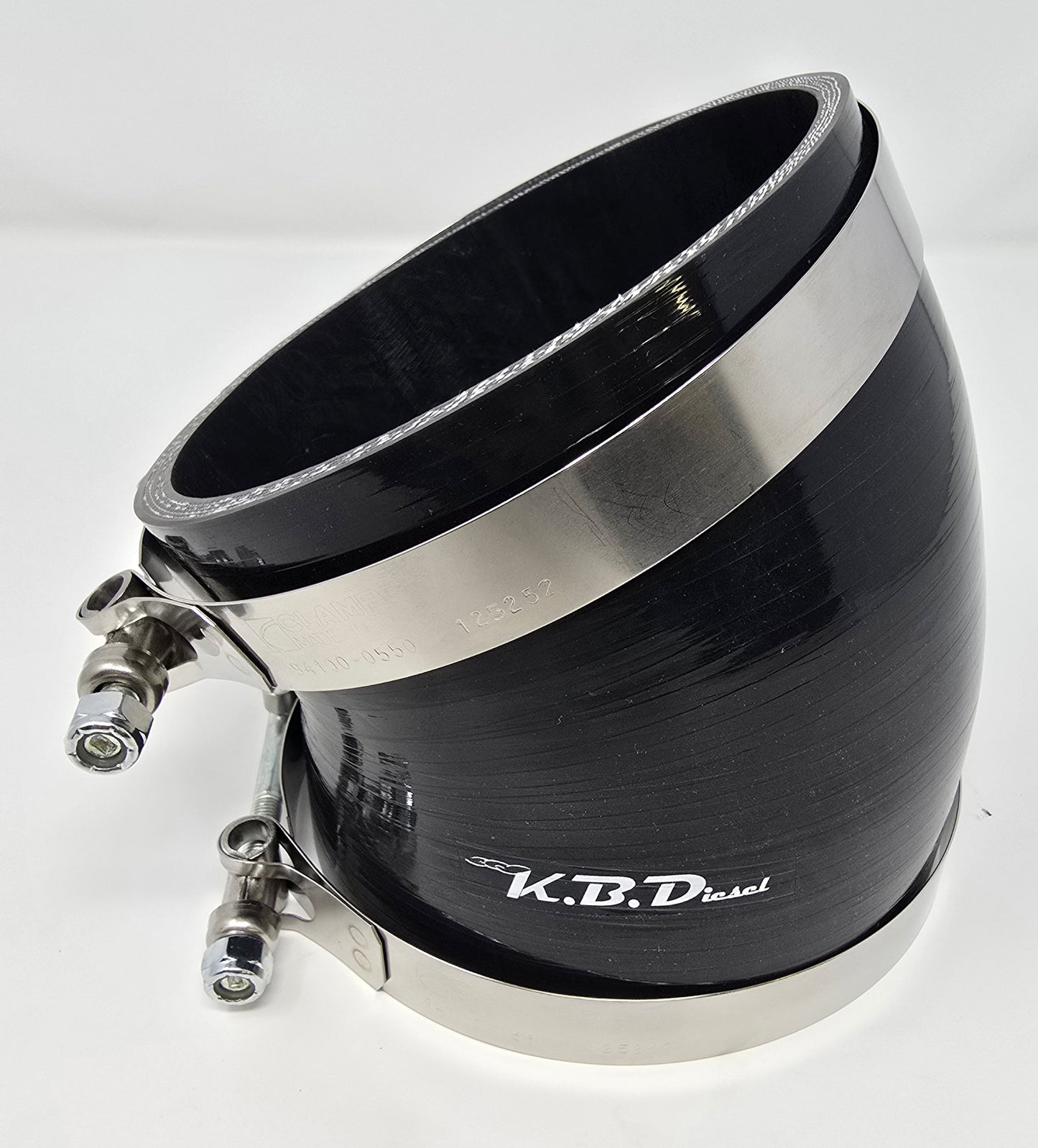 5" 30 Degree Silicone Coupler with T-Bolt Clamps