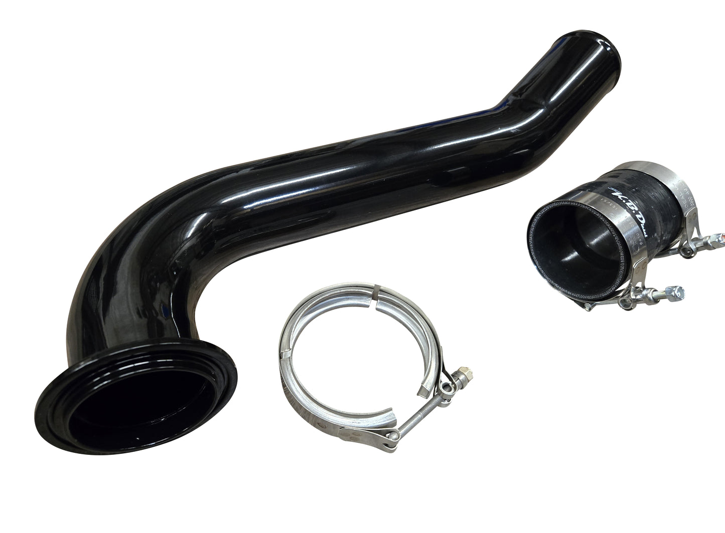 Low Mount S400 Hot Side Pipe for 2G Swap on 2013-2018 6.7l Cummins 4G Ram