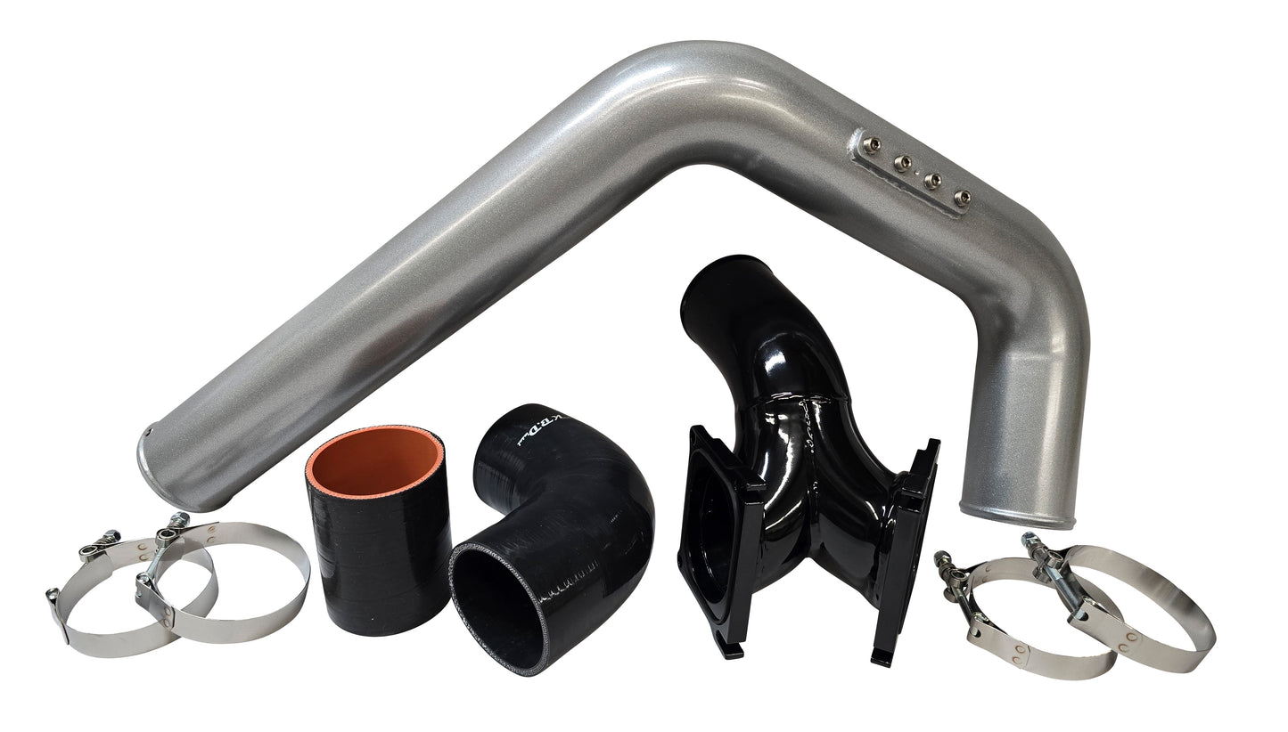 Cold Side Intercooler Pipe with Y-Bridge for 2005 LLY