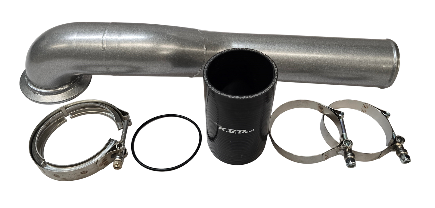 Low Mount S400 Hot Side Pipe for 2G Swap on 2003-2009 6.7l Cummins 3G