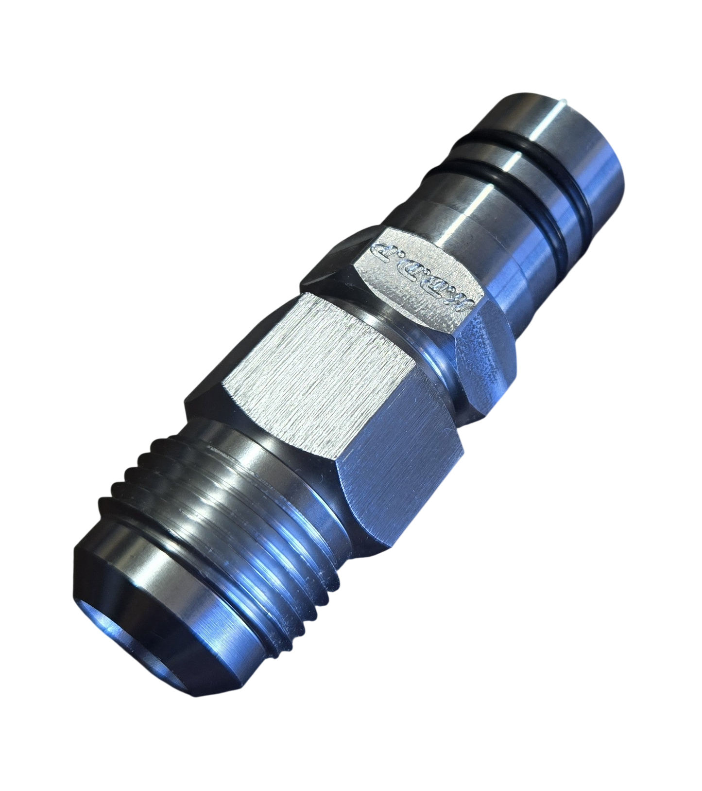 -12AN Turbo Oil Drain Line Adapter For 1989-2022 5.9L 6.7L Dodge Cummins