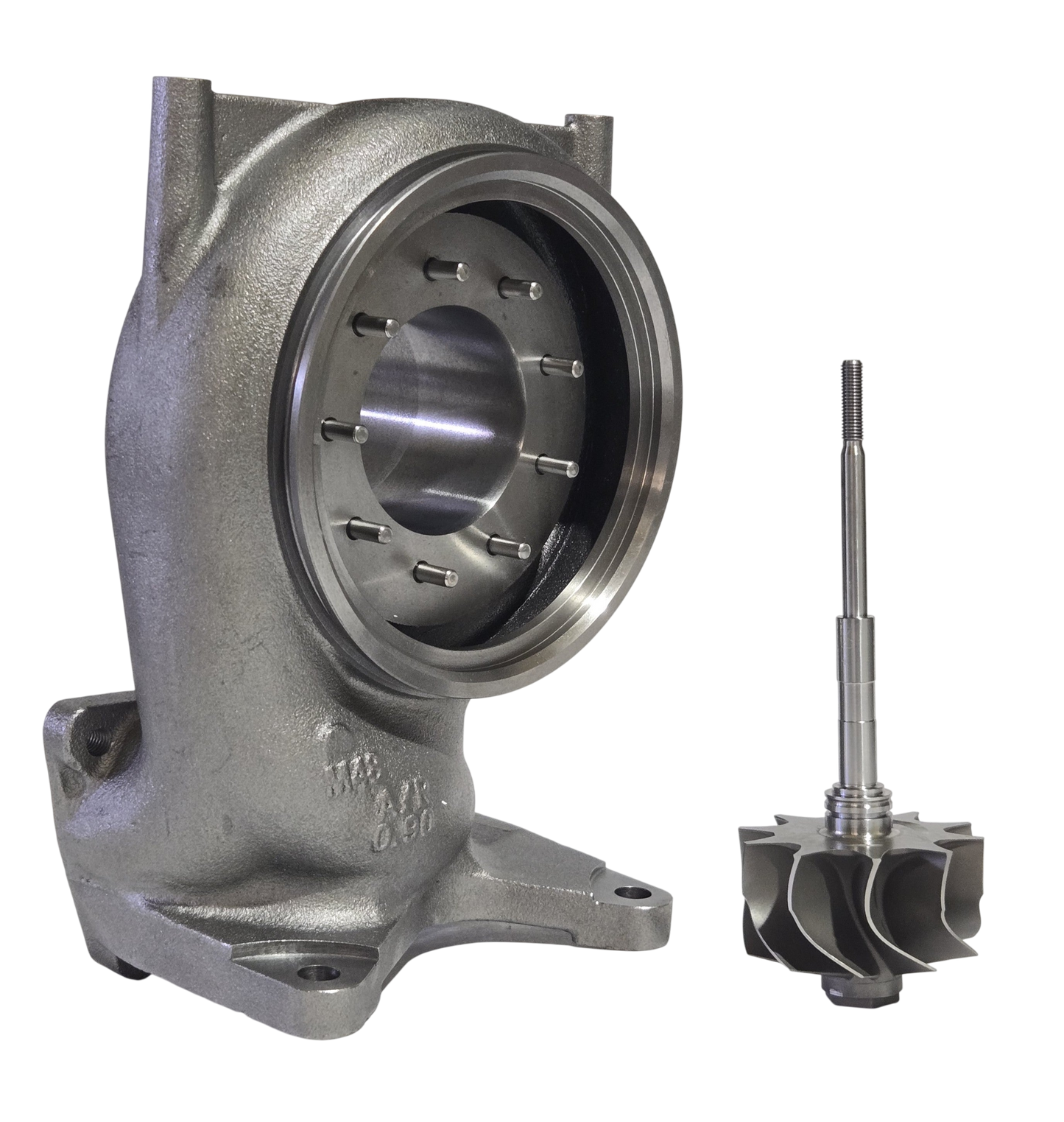 Upgraded 73.5x70.6mm Turbo Turbine Housing for 2005-10 6.6l LLY LBZ LMM Duramax