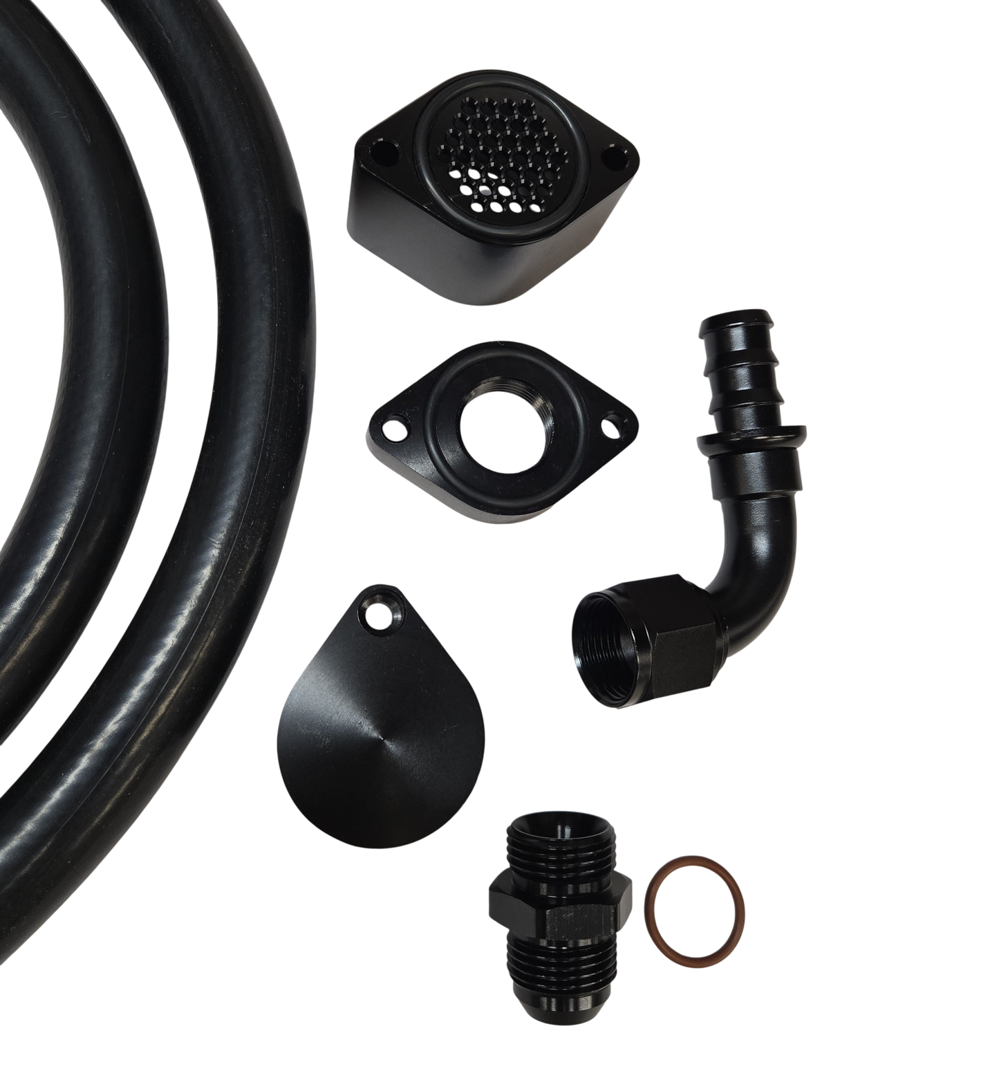 CCV PCV Reroute Kit for 2011-2025 6.7l Ford Powerstroke