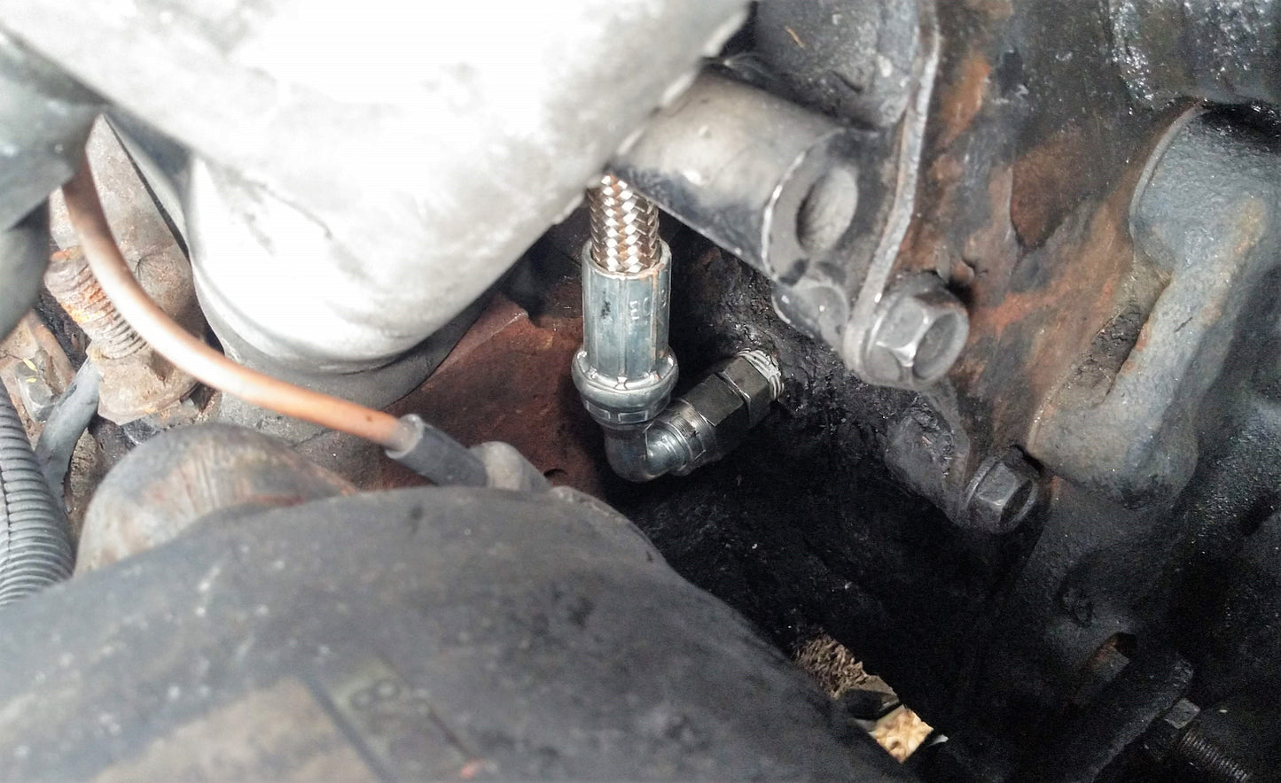 Turbo Oil Supply Hose Line Kit for 92-02 6.5l Detroit Diesel Chevy GMC