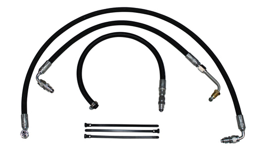 Power Steering Hydroboost Hose Line Kit for 01-10 6.6l Duramax LB7-LMM Chevy/GMC