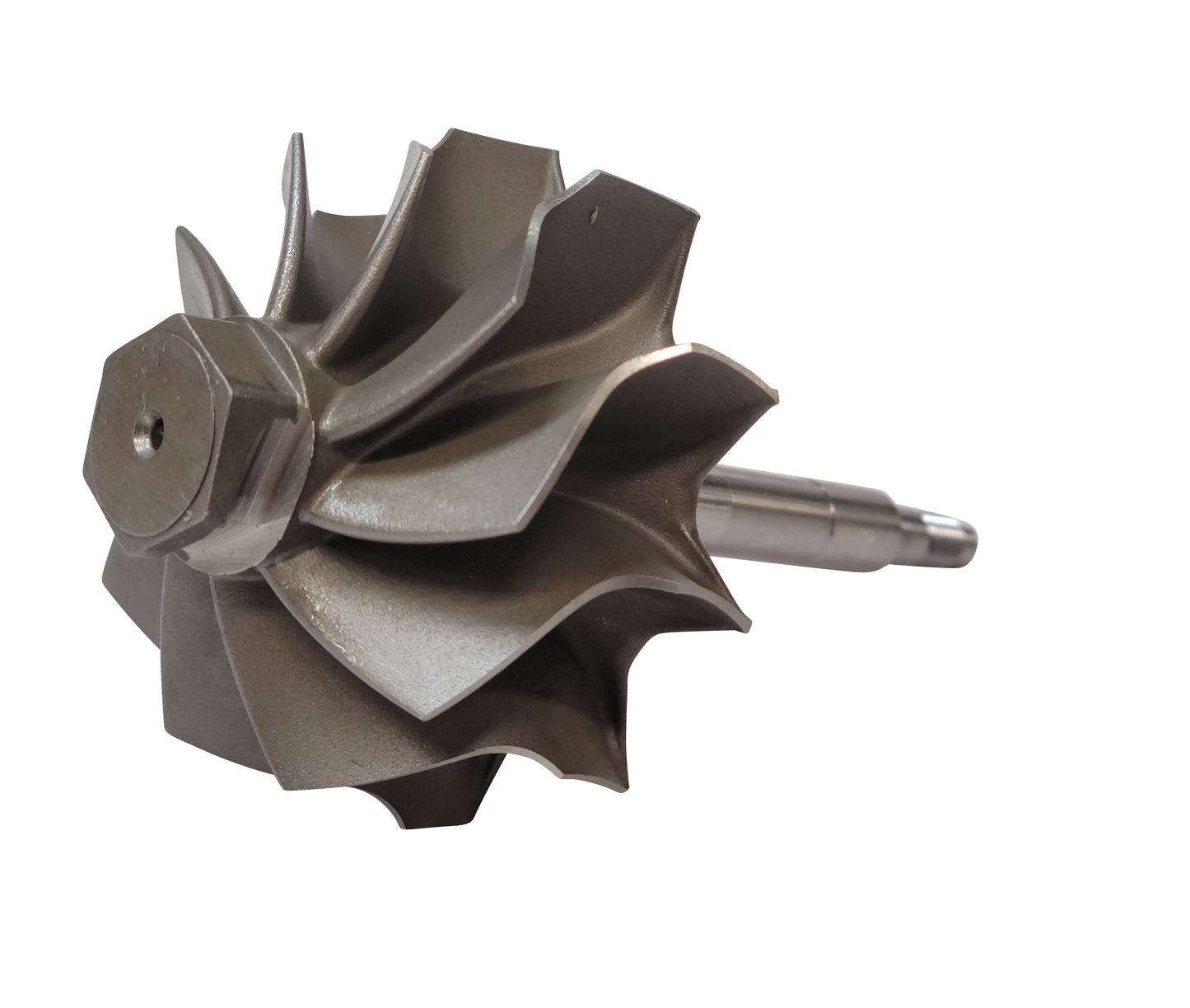 10 Blade Turbine Wheel Shaft for 6.6l LMM 2007-2010 Duramax Diesel Chevy GMC