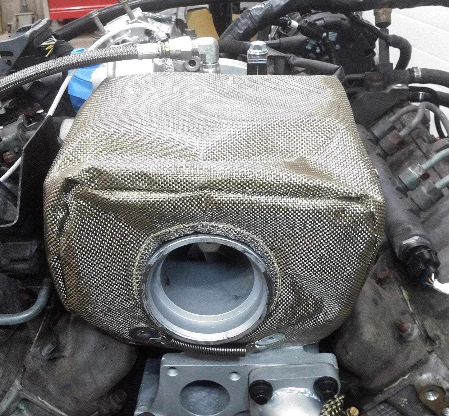 Turbo Turbine Blanket Heat Shield Cover for 6.6l LLY/LBZ/LMM/LML 2005-16 Duramax