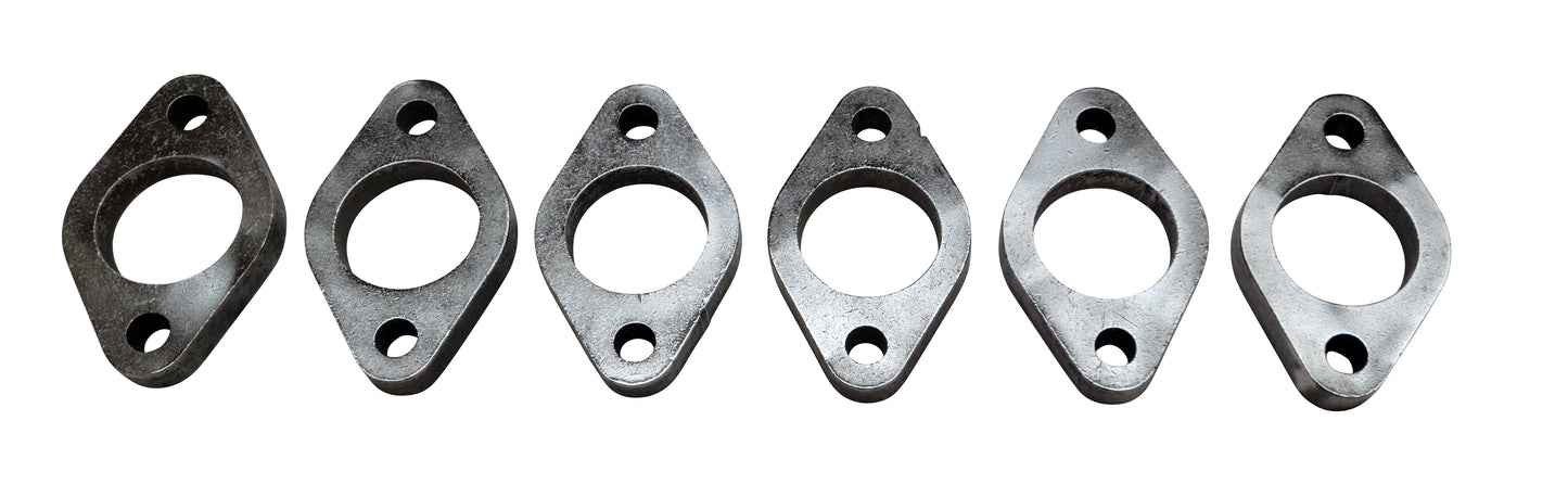 Exhaust Manifold Header Flange Set for 98.5-19 5.9l & 6.7l Cummins Turbo Diesel