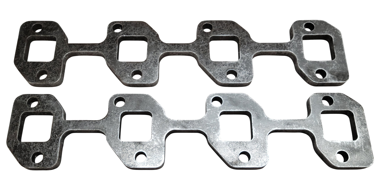 Exhaust Manifold Flange Set for 01-16 Chevy GMC 6.6l Duramax LB7 LLY LBZ LMM LML