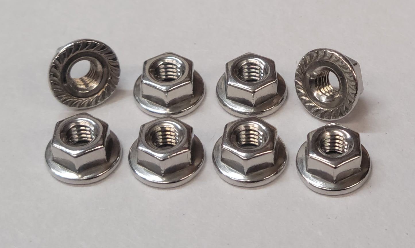 8x Stainless Glow Plug Nuts for 6.6l Duramax LB7-L5P 2001-2023 Chevy GMC