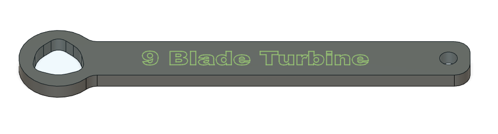 9 Blade Turbine Wheel Wrench - Tool