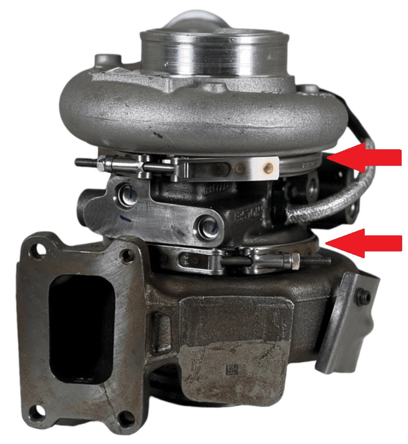 Turbine Compressor to Bearing Housing V-Band Clamp for HE351VE HE300VG 6.7 Cummins