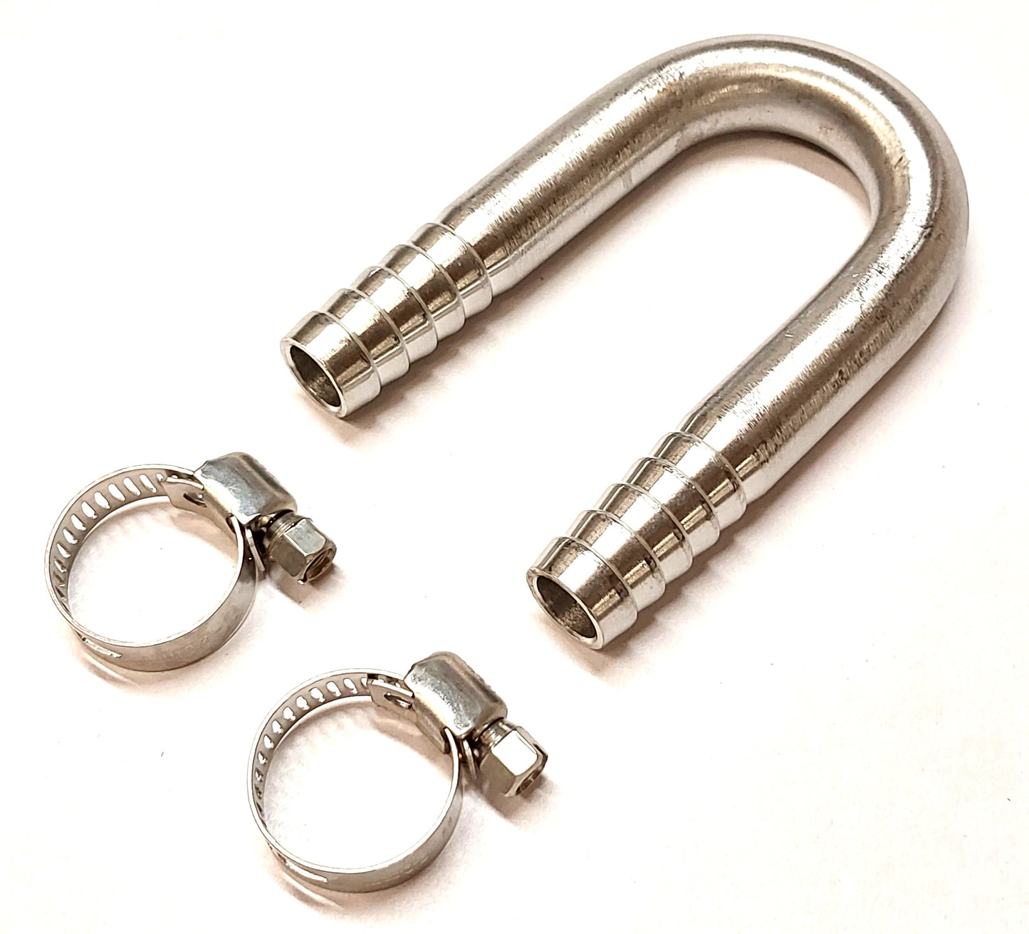 Stainless Barbed Fuel Filter Base Bypass Delete w/ Bleeder for 2001-2016 6.6l Duramax