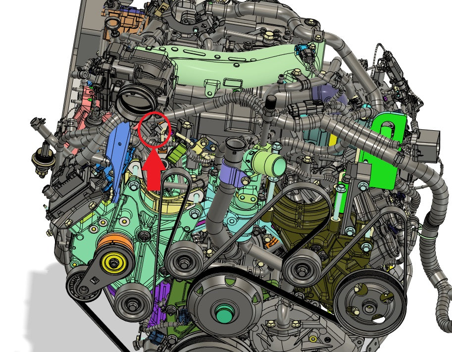 CP3 Fuel Pump High Pressure Fuel Line for 6.6l LML 2011-2016 Duramax