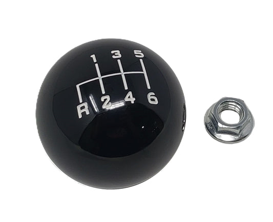 Black 6 Speed Shifter Ball Shift Knob For G56 Dodge 5.9l 6.7l Cummins M10-1.5