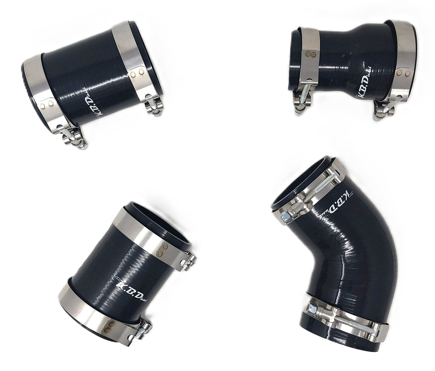 Intercooler Coupler Boot Kit for 2006-2010 6.6l LBZ LMM Duramax