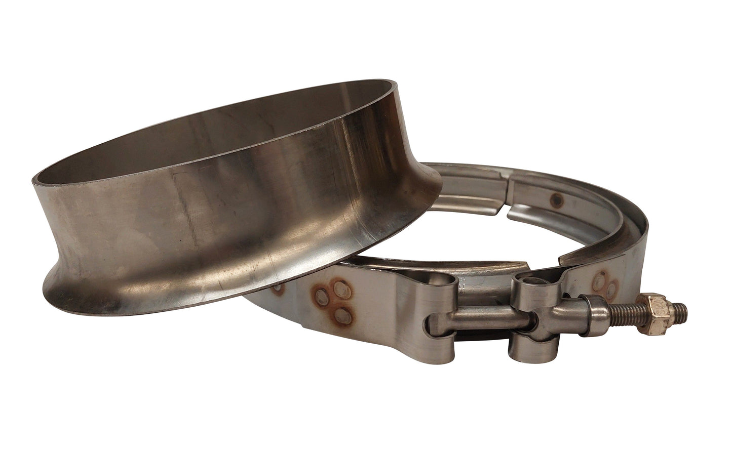 5 Inch S400 *T6 Foot* Downpipe Flare Flange & Clamp