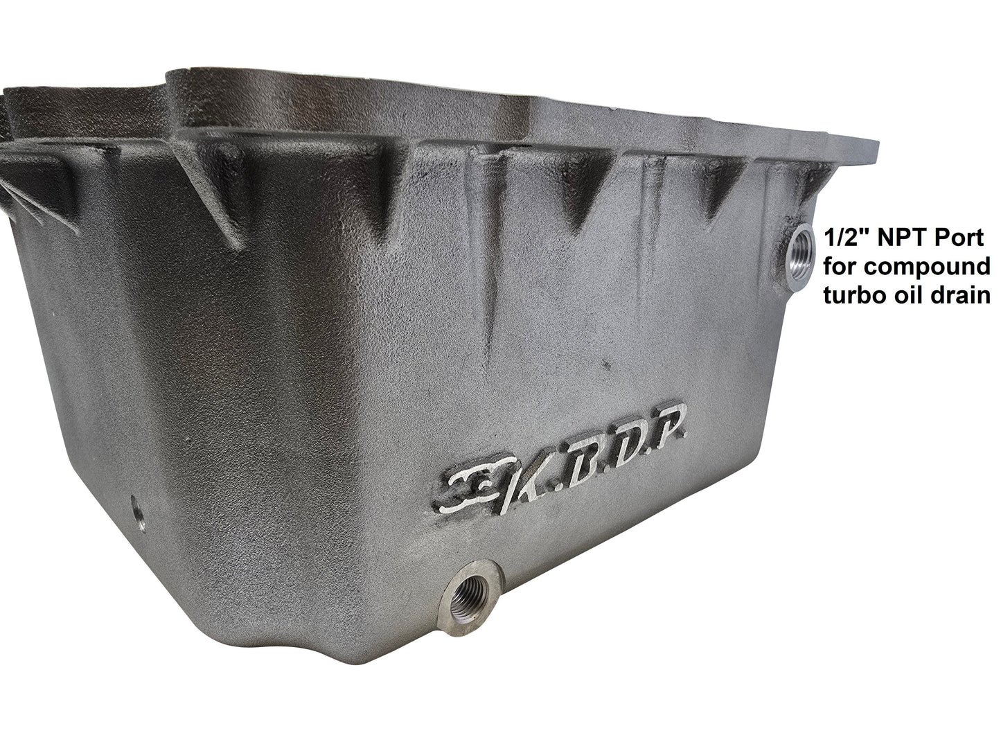 High Capacity Cast Aluminum Oil Pan for 2017-2019 6.6l Duramax L5P Chevy GMC