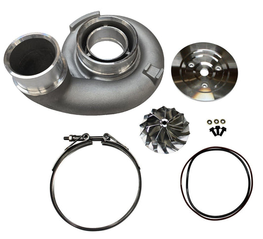 63mm Turbo Front Cover Kit W/ Wheel for HE351VE HE300VG Turbos 6.7l Cummins
