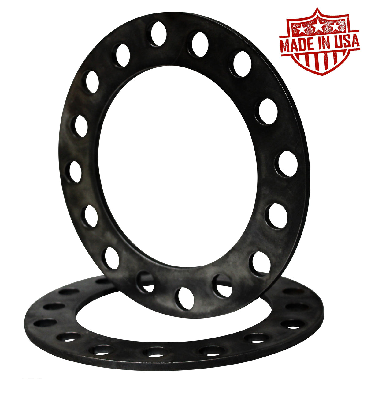 (2) 1/4" Steel Wheel Spacers 8x200mm 8x210mm Metric for Chevy Ford Dodge Dually