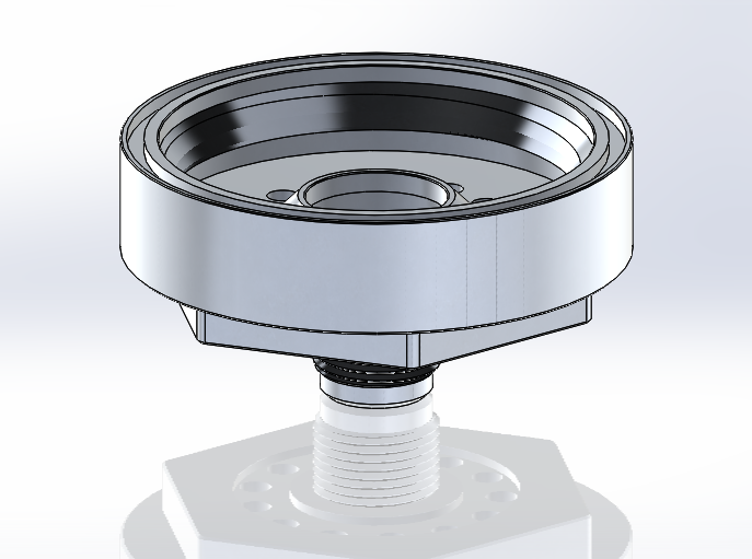 CAT Fuel Filter Adapter without Filter for 2001-2016 6.6l Duramax