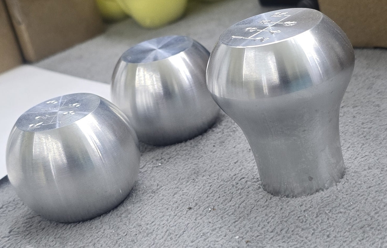 Cummins Extended Aluminum Shift Knob (Raw/Black)