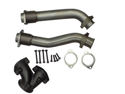 Bellowed Up Pipes Manifold to Turbo for 1999-2003 Ford Powerstroke 7.3L T444E