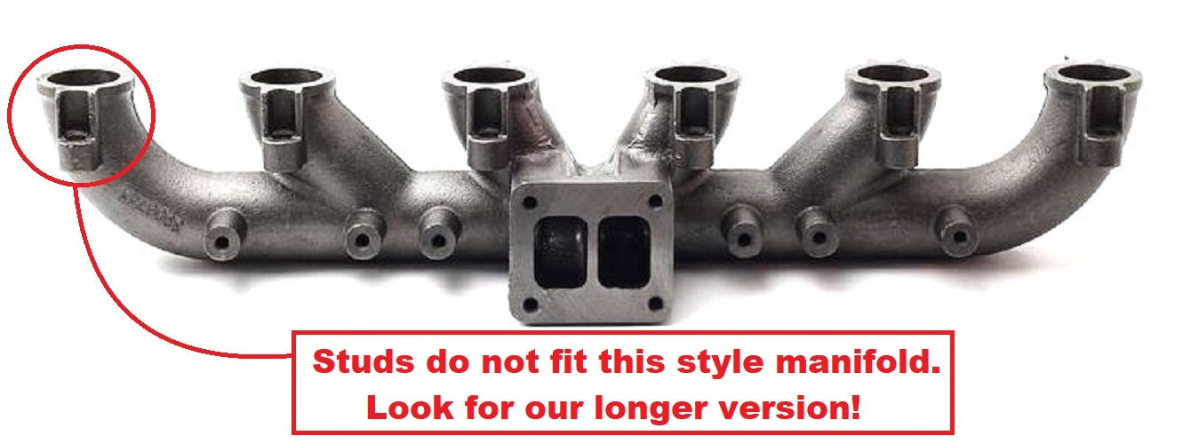 12 Point Exhaust Manifold Stainless Stud Kit for 1989-2019 5.9l & 6.7l Cummins