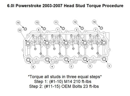 Head Stud Kit for 2003-2007 6.0l Ford Powerstroke