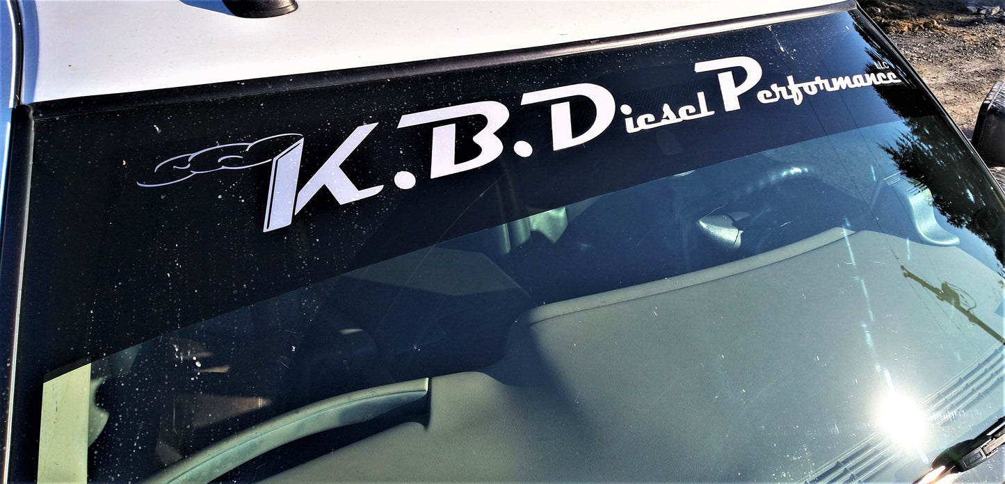 KB Diesel Performance LLC Windshield Decal