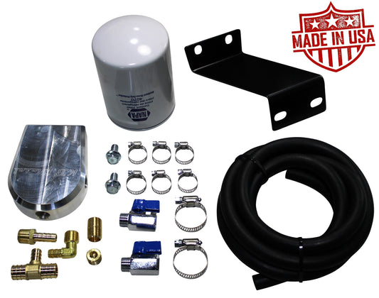 Engine Coolant Filter Kit for Chevy GMC 2001-2016 6.6l Duramax