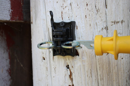 10pc T-Post Or Wood Post Electric Fence Gate Hook Heavy Duty Eyelet Set