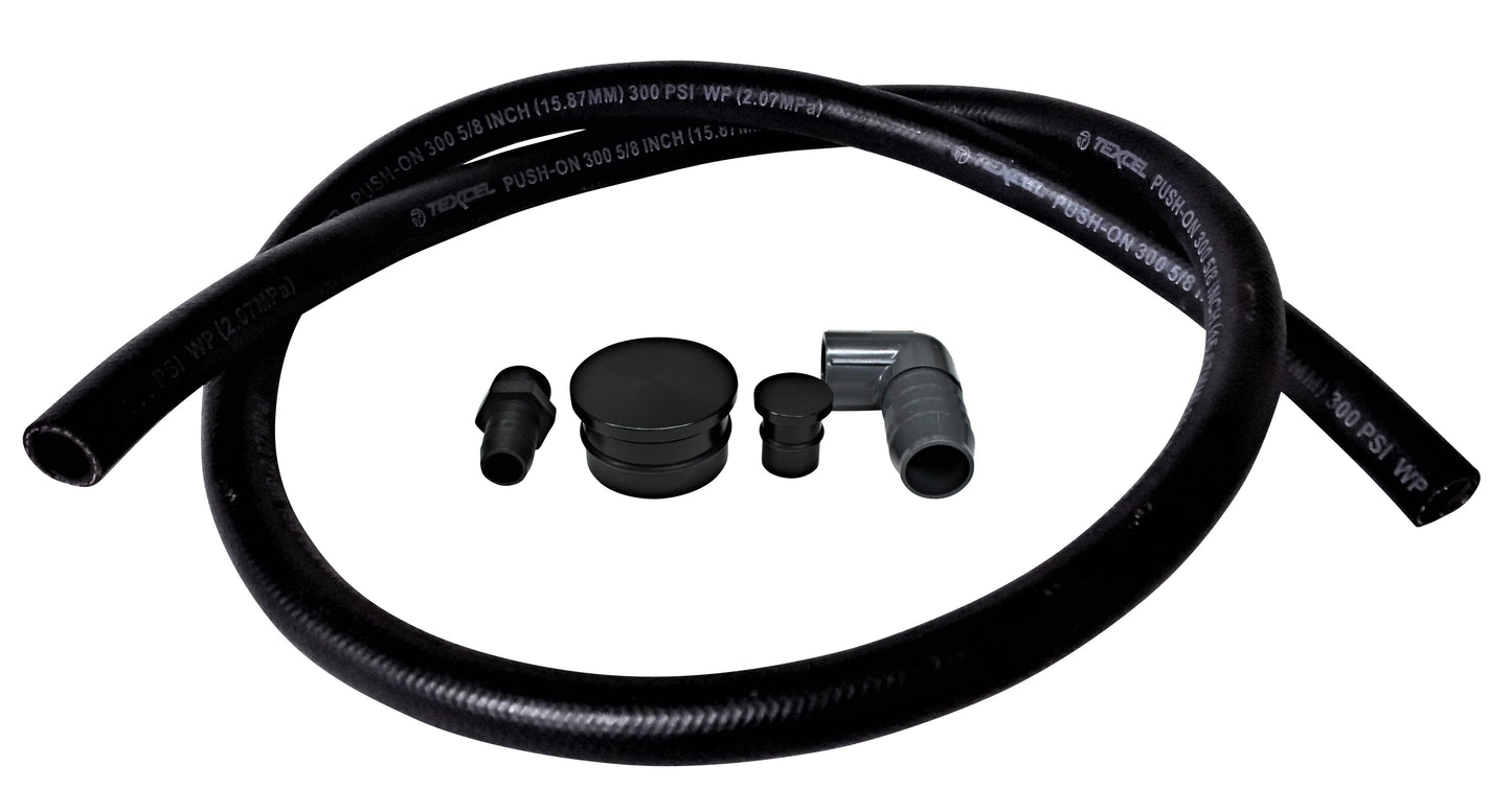 PCV Reroute Kit for 2004.5-2005 Chevy GMC 6.6l Duramax LLY