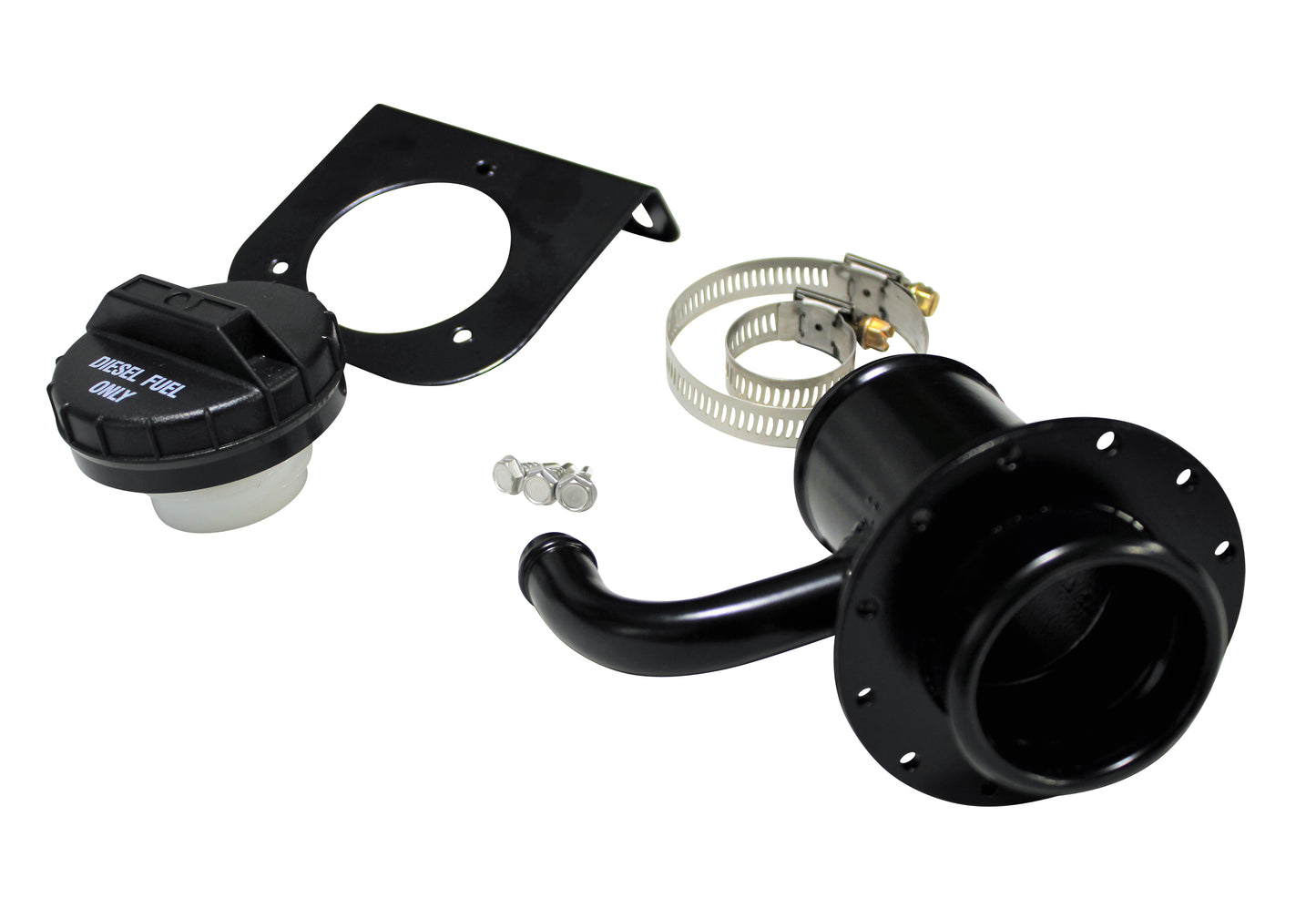 2" Diesel Fuel Filler Neck Mount Kit for Flatbed or Service Body