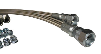 Oil Cooler & Braided Stainless Line Kit for 6.5l 1992-2000