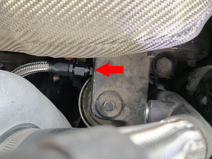 '-6 Aftermarket 90° Turbo Oil Supply Fitting Line Fitting for 6.7l Cummins