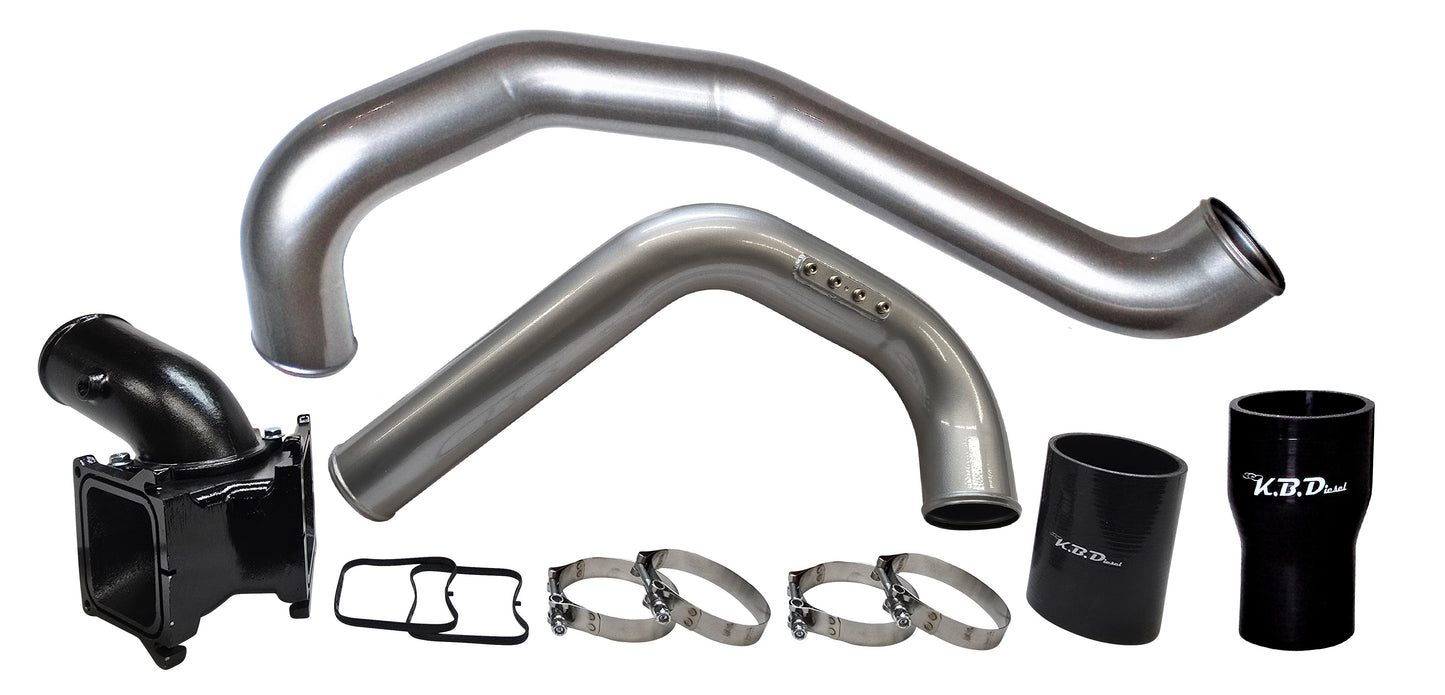 Hot & Cold Side Intercooler Pipes with Y-Bridge for 2006-2010 LBZ LMM