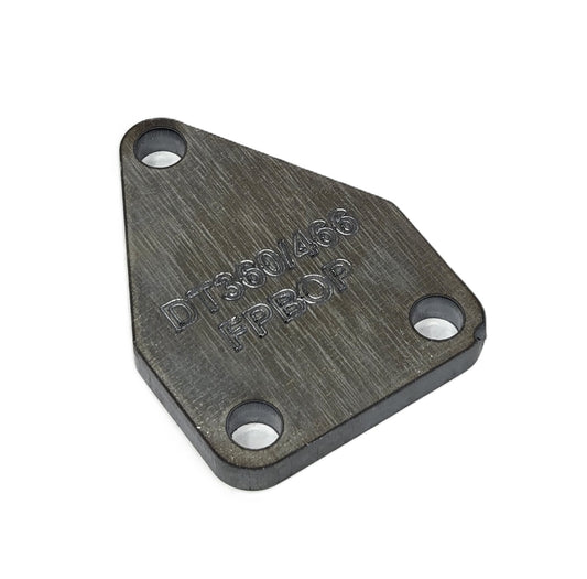 Steel Fuel Pump Block Off Plate for DT360 DT466 DT530 Mack E6 E7