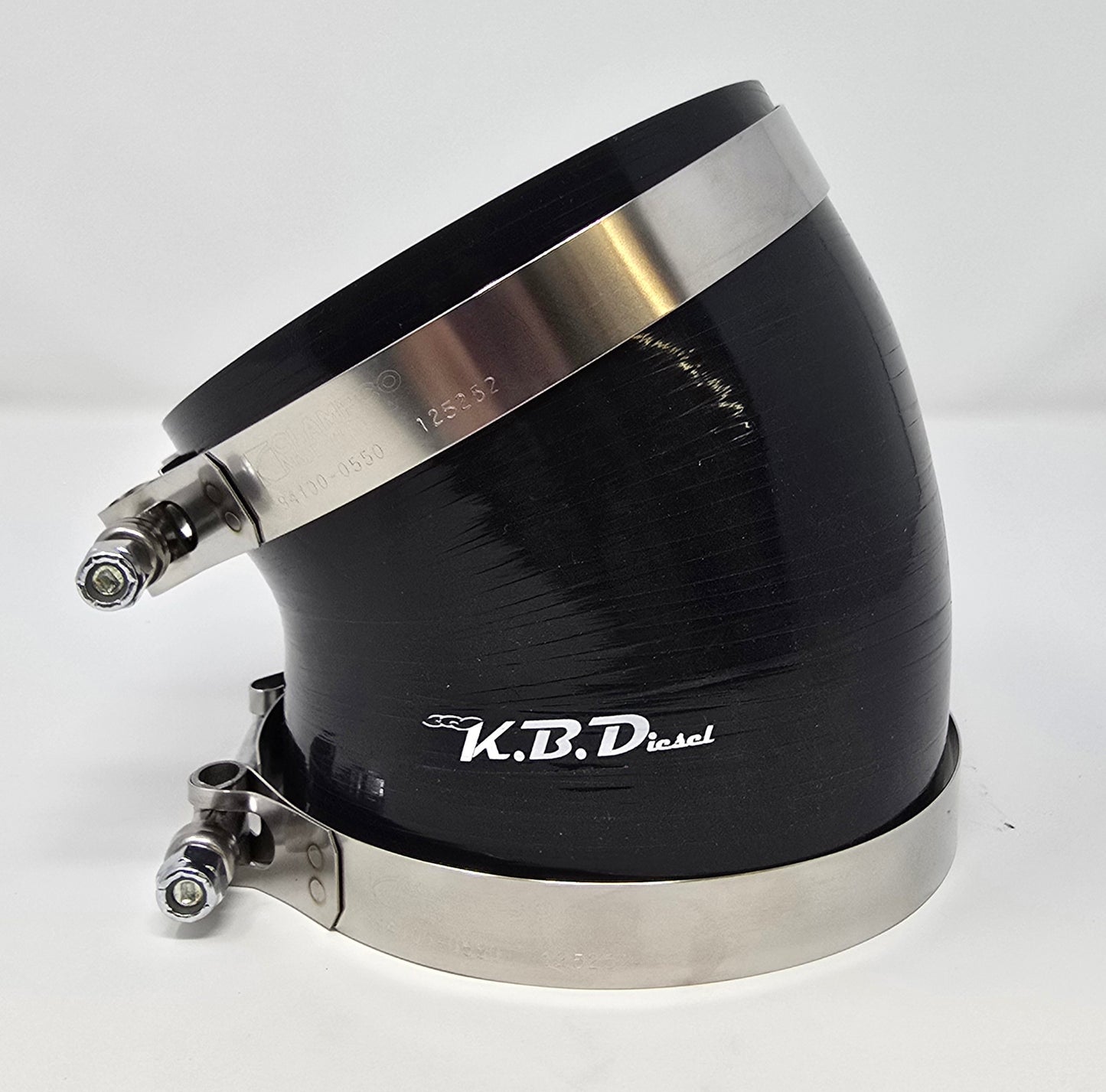 5" 30 Degree Silicone Coupler with T-Bolt Clamps