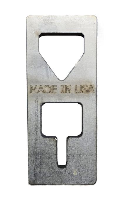 T-Post Electric Fence Post Puller Chain Adapter - 1/2" Thick Steel - Made In USA